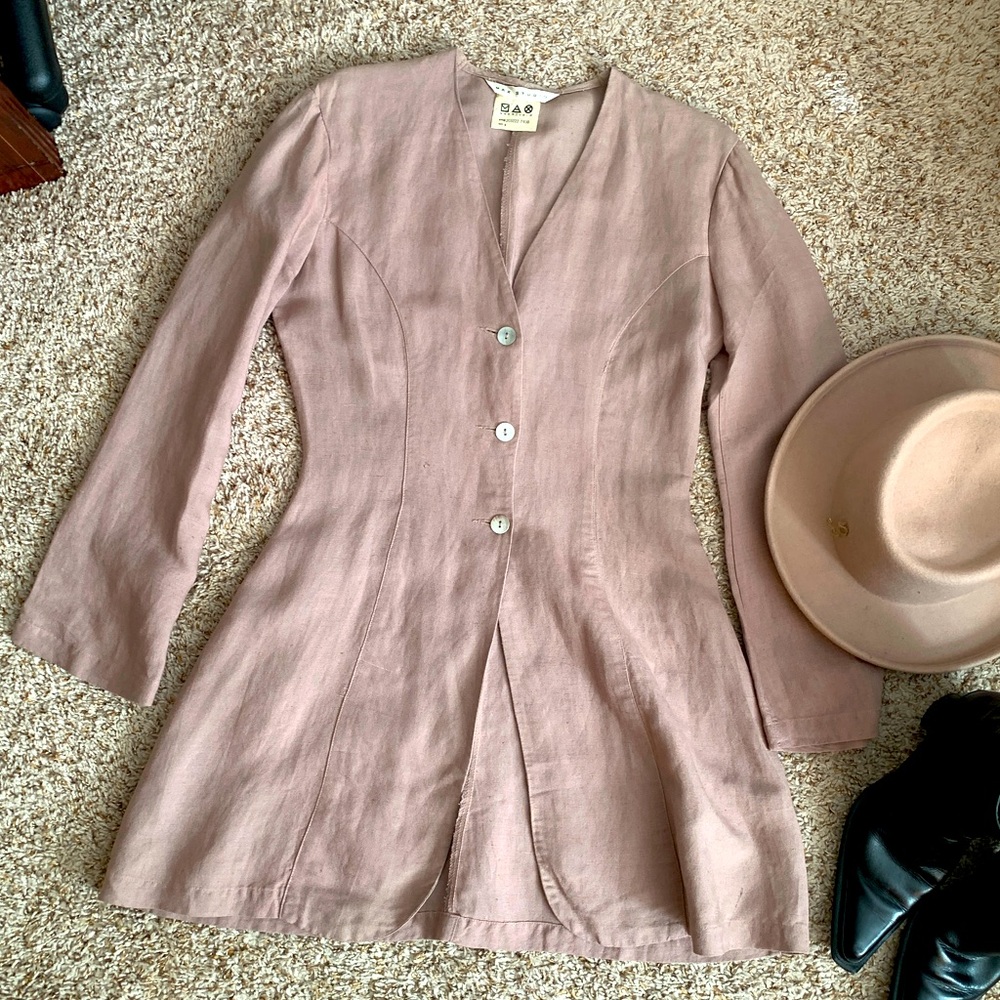 Vintage Max Studio Taupe Jacket Women’s Size 4